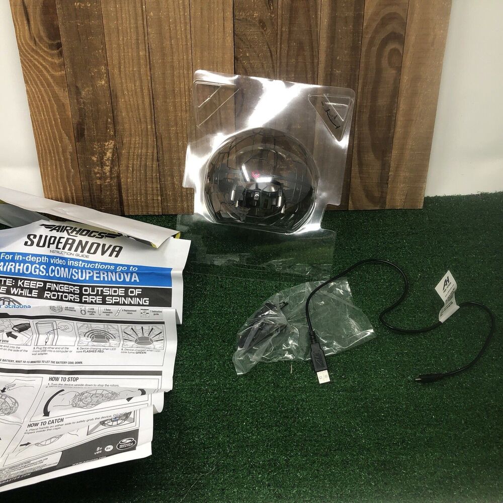 AIRHOGS Supernova Flying Gravity Orb  Rechargeable New